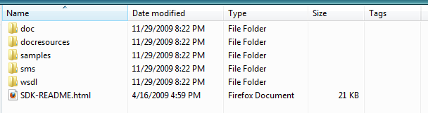 SDK-folders